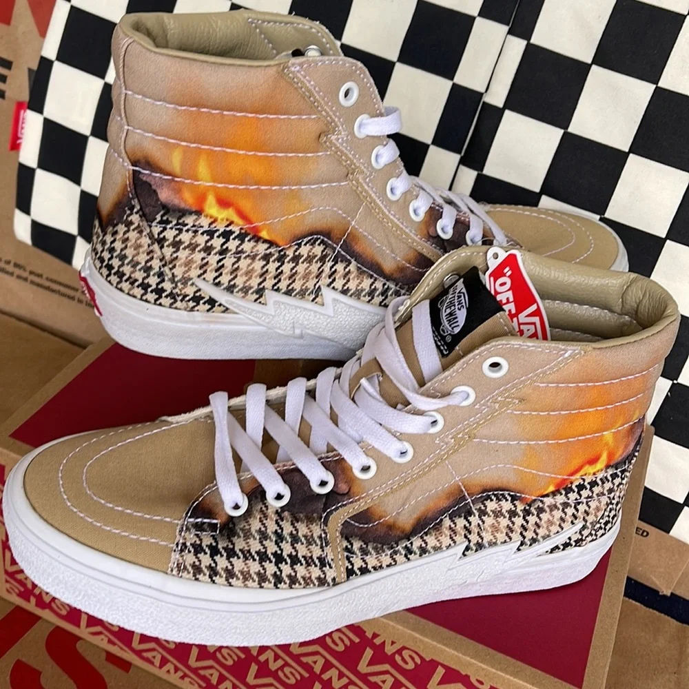 Vans Sk8-Hi Bolt Big Reveal Taos Taupe Men’s sneakers - Picture 11 of 16